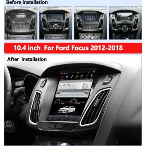 Tesla Style Android 10.0 Car Radio For Ford Mondeo Car DVD Multimedia Player Auto GPS Navigation 4G DSP 2007-2013