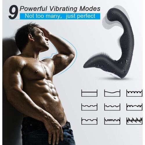 USB Charging 9 Powerful Modes Vibrator Sex Toys For Men Women Anal Plugs Dildo Vagina Pussy Remote Control Prostate Massager