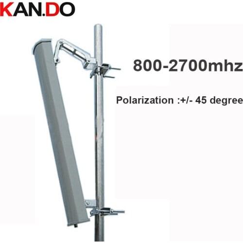 2G 3G 4G booster antenna 15dbi dual polarization +/-45 degree 800-2700Mhz Panel antenna Base station use 2G 3G 4G antenna