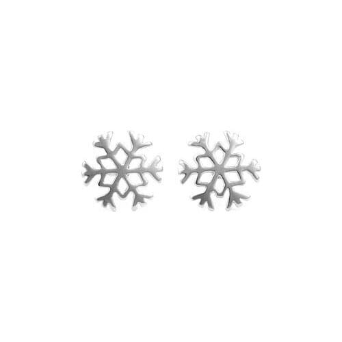 925 sterling silver snow Stud Earrings for Women Elegant Wedding Jewelry pendientes mujer moda 2019 Brincos