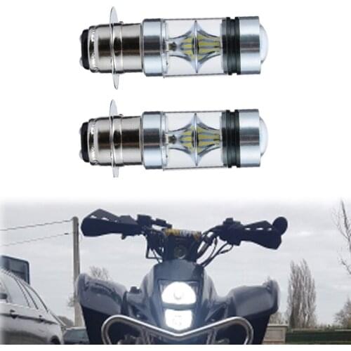 100W 6000K 1100LM H6 LED Headlight Light White Ice Blue For Suzuki LTZ 400 Z400 QUADSPORT Yamaha YFZ350 Honda TRX 250 350 450