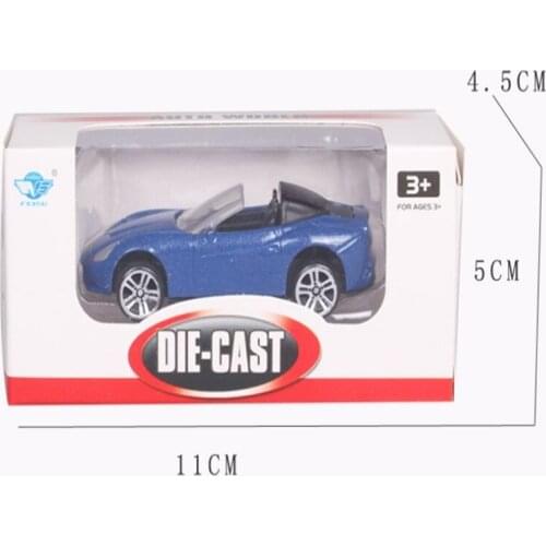 3pcs/lot Architecture 1/64 Scale Model Metal Diecast Car For Building Kits Toy