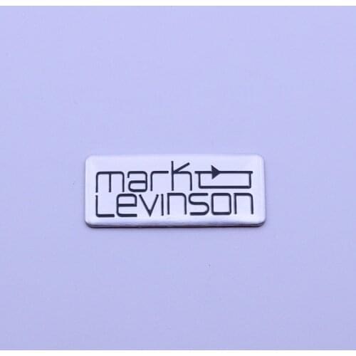 8pcs 3D Mark Levinson stereo speaker pioneer badge emblem Sticker Car Accessorie for es ux nx300 rx is gs ls gx ct200t