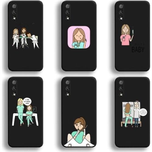 NBDRUICAI Social services psychology Doctors Nurse Phone Case For Huawei Honor 30 20 10 9 8 8x 8c v30 Lite view 7A pro