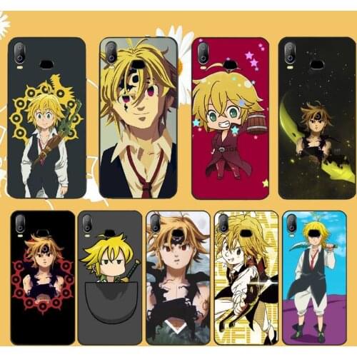 PENGHUWAN No Taizai Meliodas Cover Black Soft Shell Phone Case For Samsung A10 A20 A30 A40 A50 A70 A71 A51 A6 A8 2018