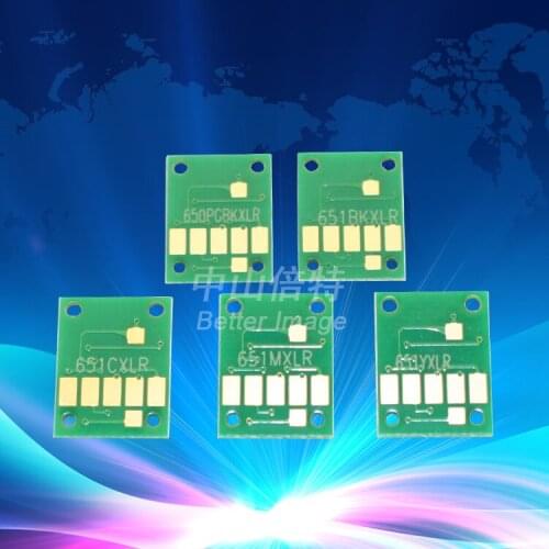 INK WAY PGI-650 CLI-651 Ink cartridge auto reset chip ARC for CANON PIXMA IP7260 MG5460 MG6360 ,3SETS,Free shipping