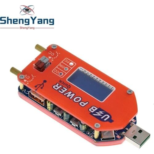 DP3A Digital display USB adjustable power module DC 1-30V 15W QC 2.0 3.0 FCP Quick charge laboratory power supply regulador