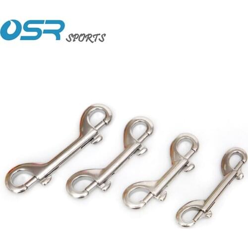 Scuba Diving 316 Stainless Steel Hook Dual End Bolt Buckle Metal Clip