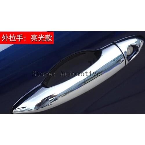 For Alfa Romeo Giulia 2017 ABS Chrome Exterior Door Handle Cover Trim 4pcs