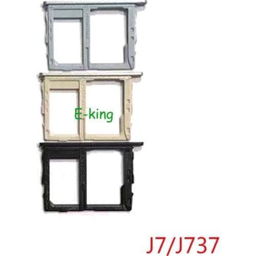 For Samsung Galaxy J7 J737 2018 Sim Card Slot Tray Holder Sim Card Reader Socket