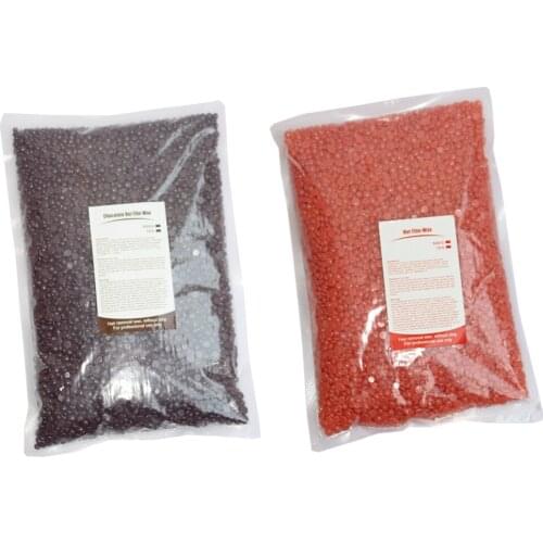 2Bags Hard Wax Bean Hot Film Hair Removal No Strip Depilatory for Bikini 1kg for Bikini Full Body