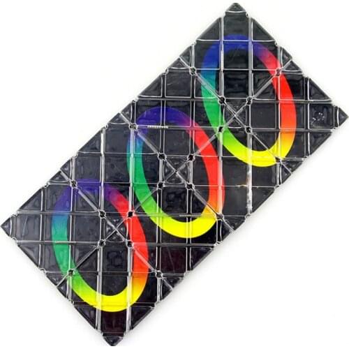 Fidget Toys Magic Plate Puzzle Folding Plastic Can Transform A Variety of Shapes Adult Reliever Stress Children Educational Toys