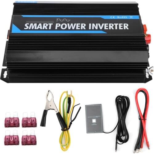 6000W 12V to 220V Pure Sine Wave Power Voltage Inverter Transformer Auto Accessory accessoire voiture