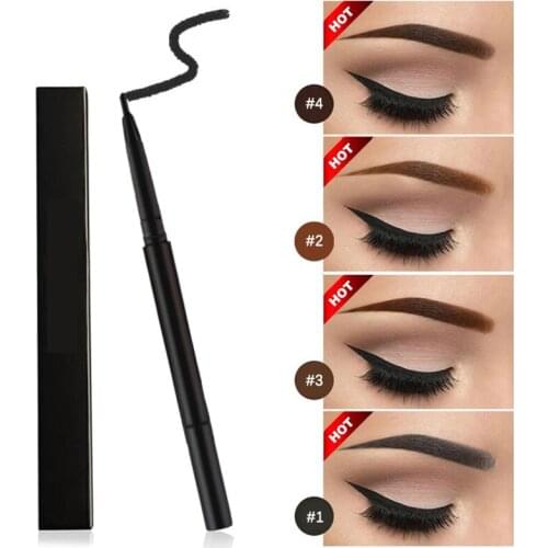 6 Color Triangle Eye Brow Black Tint Natural Long Lasting Makeup Tattoo Eyebrow Pencil