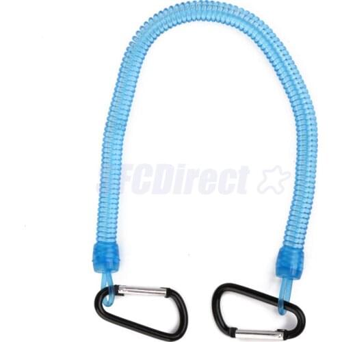 MagiDeal TPU Wire Fishing Lanyard Secure Pliers Lip Grip Tackle Tools Blue