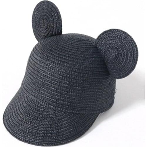 MAERSHEI fashion Kids sun hat Cute children sun hats bow hand made Girls straw cap beach big brim hat Boy summer cap