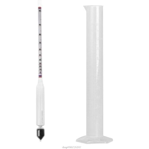 Hydrometer Tester Vintage measuring bottle Set Tools Alcoholmeter Alcohol Meter N09 20 Dropship