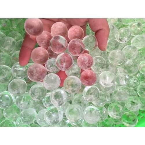 NATURAL CLEAR QUARTZ CRYSTAL SPHERE BALL HEALING Wholesales Price Free Shipping