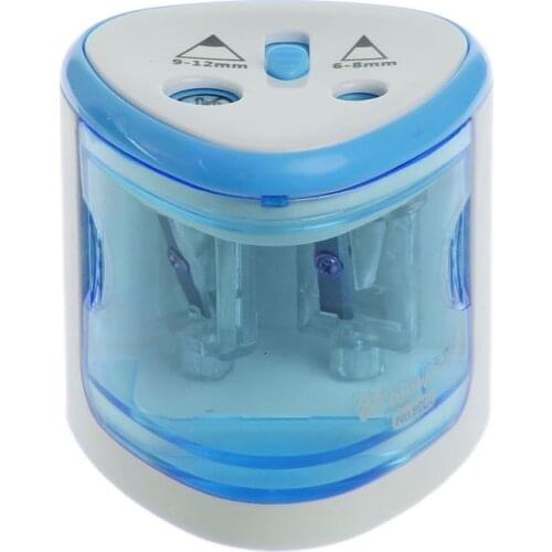 New Automatic Two-hole Electric Touch Switch Pencil Sharpener Home Office School G6DD