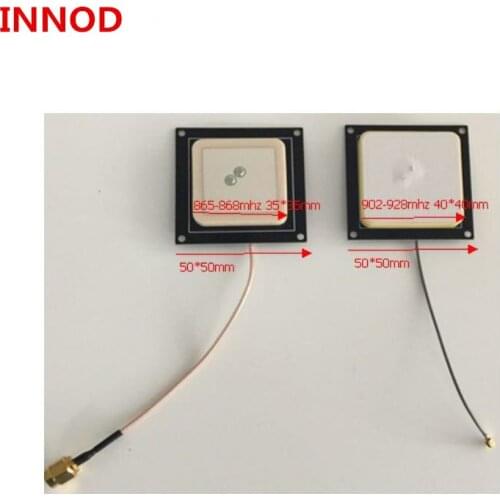 40*40mm sma ipex passive 2dbi small uhf rfid Antenna Ceramics for iso epc gen2 desktop handheld uhf rfid reader embedded system
