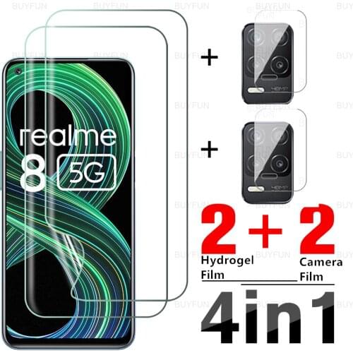 Clear Hydrogel Film For Realme 8 5G 6.5" HD Screen Protective Film For oppo realme 8 pro 7 pro realmi 8 7 5g Camera Lens Film