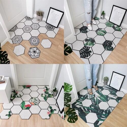 PVC Absorbent Outdoor Welcome MAT Non-Slip Net Backing Heavy Duty Waterproof Indoor Outdoor Garage Patio High Traffic Area Rugs