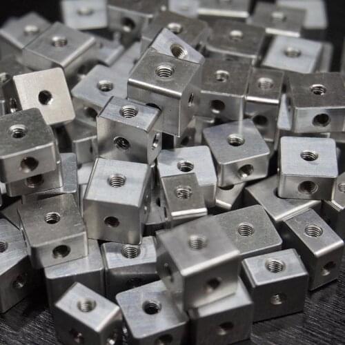 Six sided Fixed block Connection Nuts Dish Nuts Acrylic Block Chassis Components for Electric Stoves Square acrylic Dishes