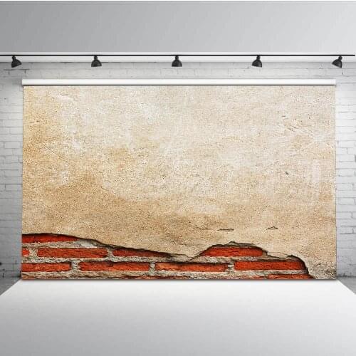 Mehofoto Vintage Brick Wall Background for Photography Retro Backdrop for Photo Studio Computer Printed L-658