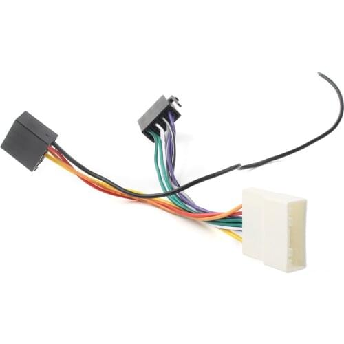 For Nissan Navara D40 X-Trail T30 T31 T32 ISO wiring harness adaptor cable connector lead loom plug Car Accessories