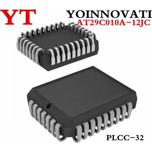 10 PCS AT29C010A-12JC AT29C010A AT29C010 PLCC32 IC FLASH 1MBIT 120NS 32PLCC Best quality