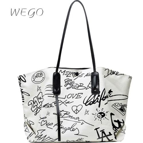 2Pcs/Set Casual Tote Leather Handbag for Women 2020 Luxury Women Bags Letter Designer Large Capacity Shoulder Bags for Women Sac