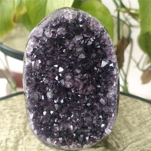 2pcs Natural Uruguay Dream Amethyst Quartz Crystal Cluster Specimen Healing Gifts 500-600g/pc