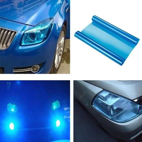 30*60cm Transparency Car Light Stickers Car Light Headlight Taillight Tint Vinyl Film Sticker Fog Light Rear Lamp Smoke Film