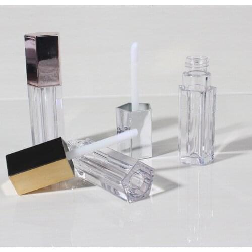 5ml Class Plastic Lip Gloss Tube, Empty DIY Elegant Clear Tube with Cap, Top Grade Liquid Lipstick Container F20172805