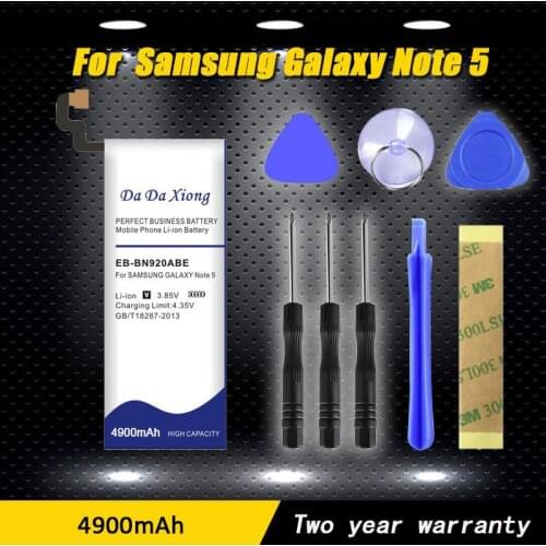High quality 4600mAh EB-BN920ABE Li-ion Phone Battery for Samsung Galaxy Note 5 N9200 N920t Phone battery