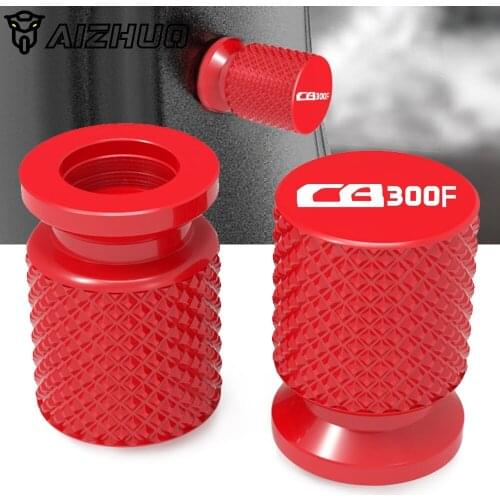 CB 300F CNC Aluminum Tire Valve Wheel Tyre Air Port Cover Cap Motorcycle FOR HONDA CB300F CB300 F 2014 2015 2016 2017 2018 LOGO