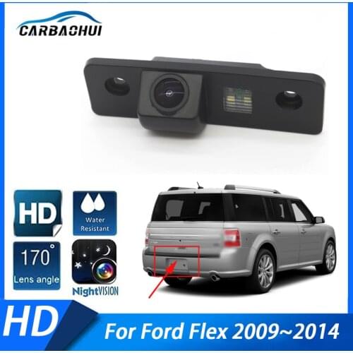 CCD HD Car Rear View Reverse Back Up Parking Waterproof High quality RCA Camera ​For Ford Flex 2009 2010 2011 2012 2013 2014