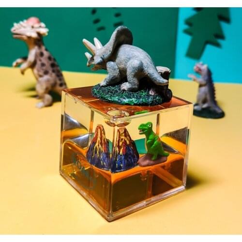 Dinosaur Volcano Interesting Home Desktop Ornaments Creative Toy Decor for Home Indoor Desktop Decoration Art Crafts
