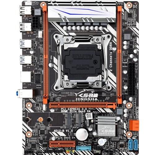 Jinsha X99-D4 motherboard desktop computer server MATX small board LGA2011 pin E5 2690 V3