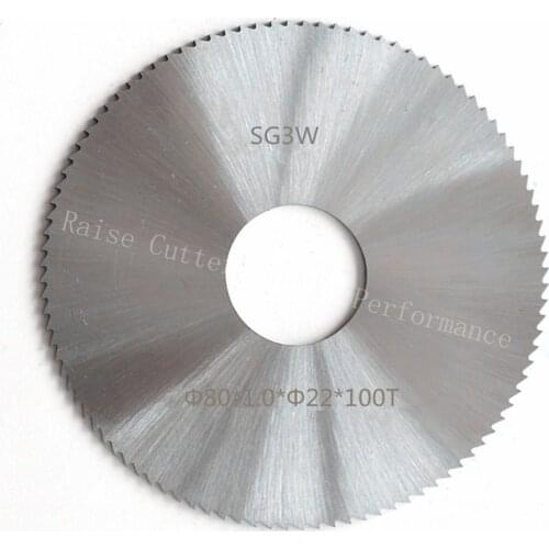 Carbide 80x22x1.0mm side milling cutter SG3W carbide face milling cutter for SILCA key cutting machines cutting key