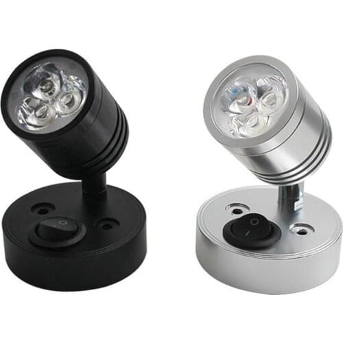 Reading Lamp With USB Interface Switch RV Boat LED Light Bedside Wall Mounted Camper Trailer Motorhome Lighting Spotlight