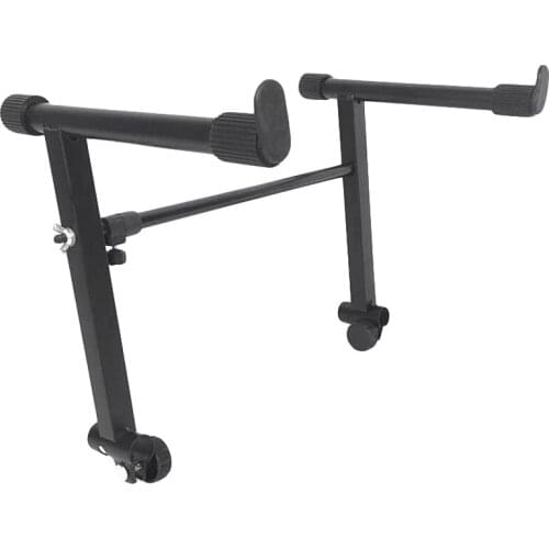 Hot AD-Adjustable Black Heightening Electronic Piano Rack Stand Keyboard Support Holder