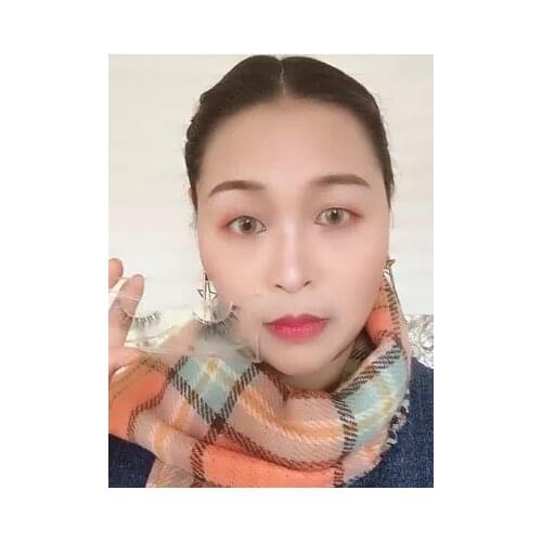 Mink Hair Eyelashes reusable Natural 3D Mink Messy Popular False Eyelash Full Strip Eyelashes Extension Makeup tool M75