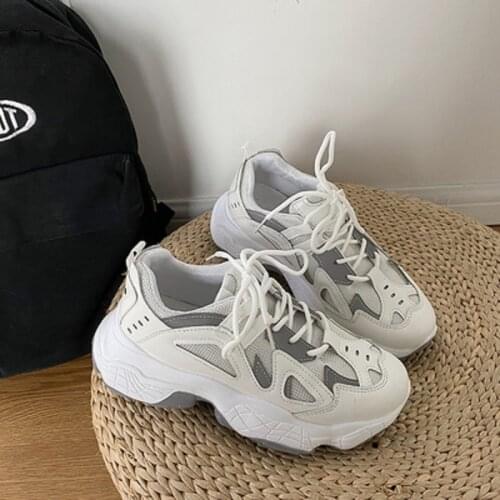 2021 new spring and summer net celebrity all-match old shoes women all-match thin sports and leisure