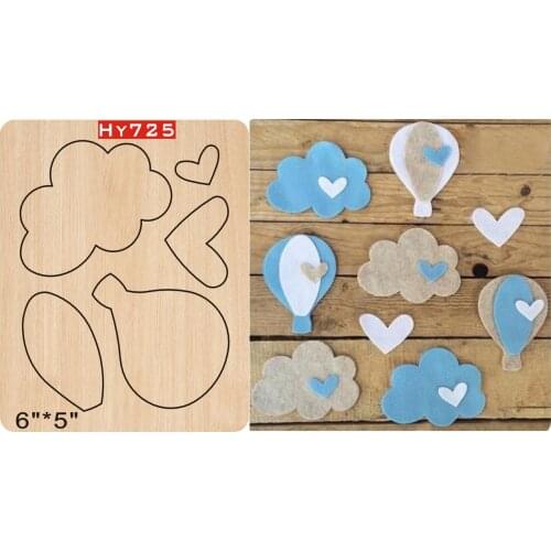Clouds and hot ballooncutting dies 2019 new die cut &wooden dies Suitable for common die cutting machines on the market