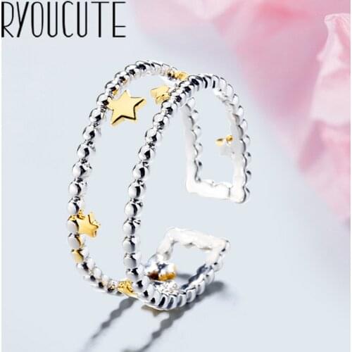 Charming Boho Star Rings For Women Vintage Finger Ring 2020 Knuckle Female Fashion Jewelry Wedding Gifts