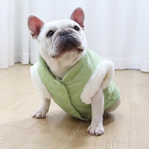 French Bulldog Clothing Winter Pug Clothes Poodle Pomeranian Schnauzer Welsh Corgi Dog Coat Jacket Frenchie Dog Costume Dropship