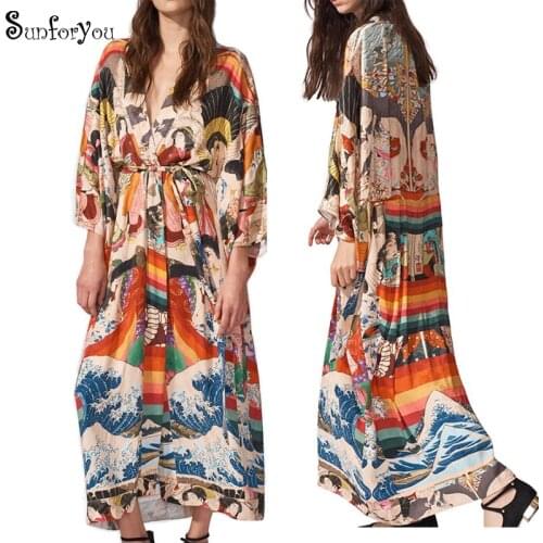 Beach Cover up Kaftan Cape Bikini cover up Beach wear Pareo Sarong Swimwear Women cover up 2021 Robe Plage Tunic for Beach