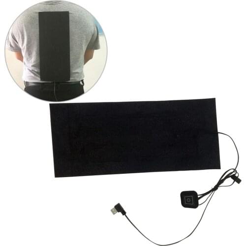 USB Heated Pads Hiking Heater Electric Heating Pads 3 Gear Clothes Adjustable Heating Safe Pad Warm Camp Jacket Coat Vest