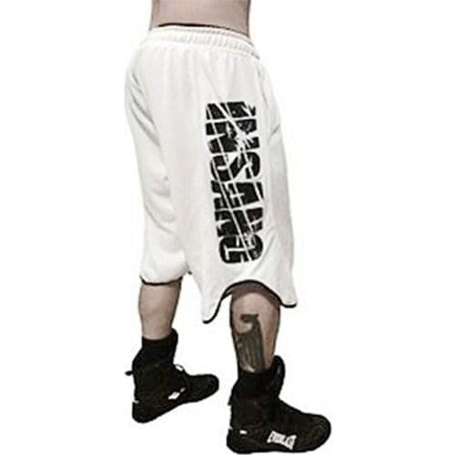 New Men Mesh Shorts Mens loose Trousers Fitness Bodybuilding Jogger Mens Brand durable Sweatpants Fitness Workout Shorts